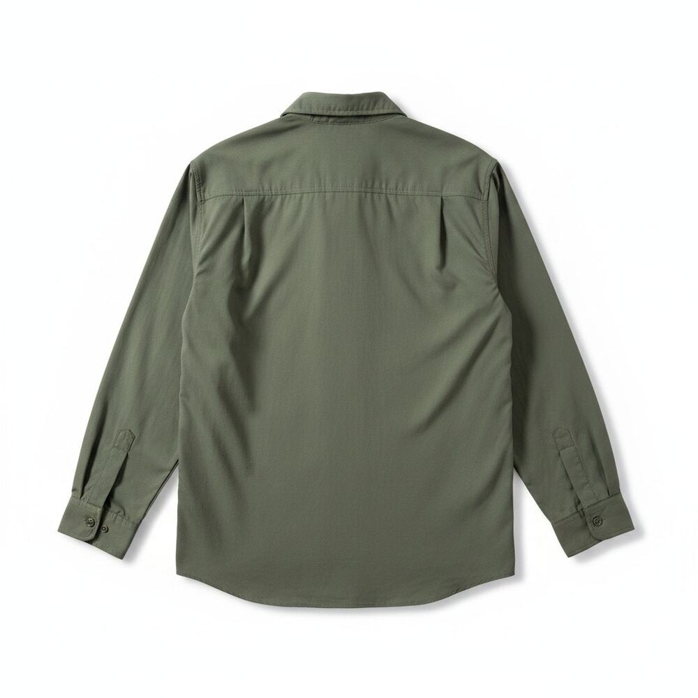 Gary Nesse USA Made Olive Field Shirt Mens 3X Workwear Utility - Picture 2 of 7